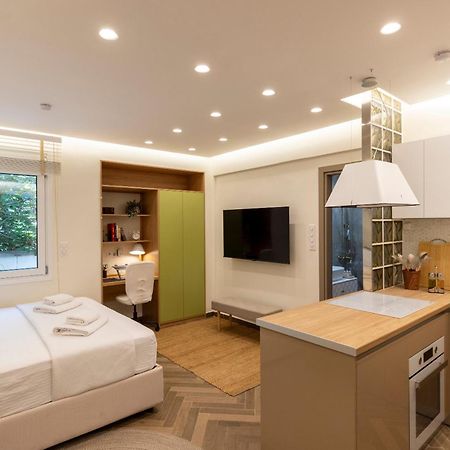 Studio Flat 21 At Evangelismos Metro Stn Atene Esterno foto