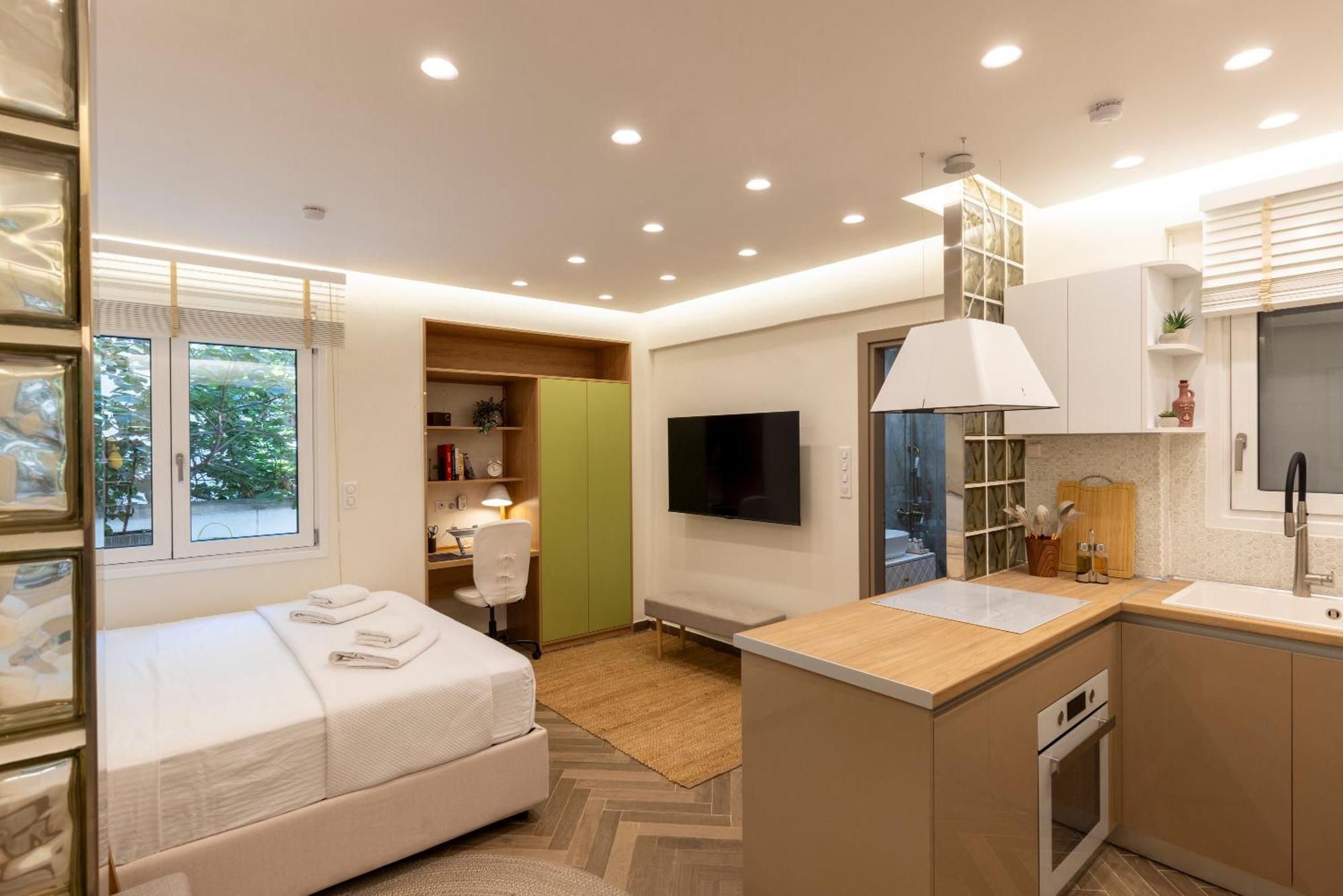 Studio Flat 21 At Evangelismos Metro Stn Atene Esterno foto